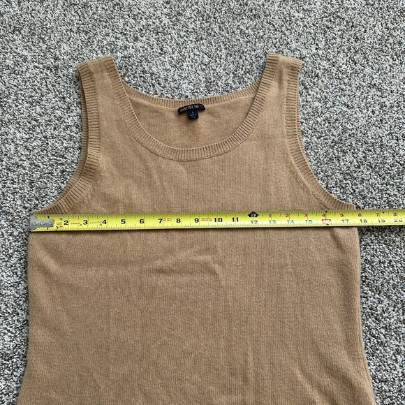 Lafayette 148 tan wool/cashmere sweater vest size L - Picture 10 of 14